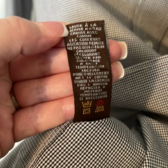 Forsyth of Canada Men’s Button Down Wrinkle Free Shirt Size Medium - Picture 7 of 8